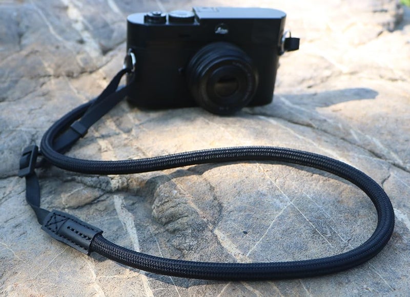 HITHUT Quick Release Camera Neck Strap Shoulder Strap Belt for Mirrorless Digital Cameras Climbing Rope with Quick Release QD Loops Connector with O-Ring Adjustable Length 30-53inch Black - Image 3